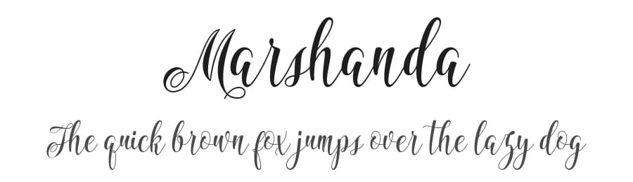 Marshanda by Jhoen Studio — Script Handwritten Font