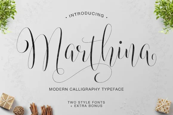 Marthina Font by Ian Mikraz — Script Handwritten Font