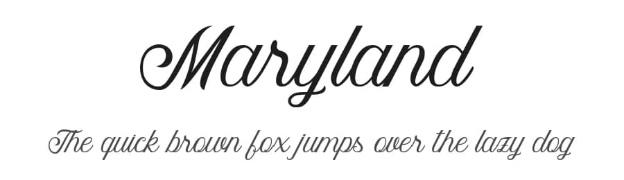 Maryland by Rivo Dwi Adriansyah — Script Handwritten Font