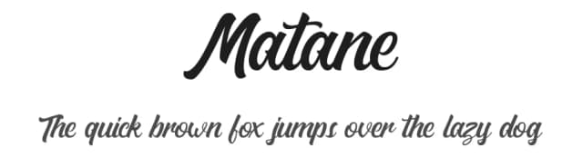 Matane by Ydhra Studio — Script Handwritten Font