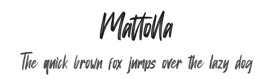 Mattolla by Skiiller Studio — Script Handwritten Font