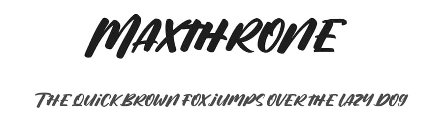 Maxthrone by Maulana Creative — Script Handwritten Font