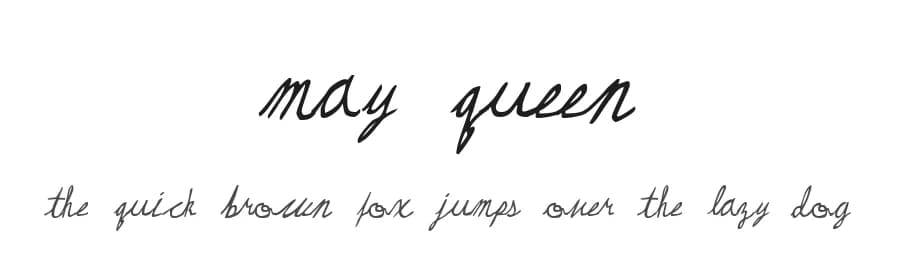 May Queen by Divide by Zero β Script Handwritten Font