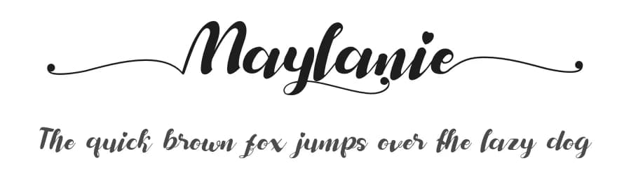 Maylanie by SSI.Scraps — Script Handwritten Font