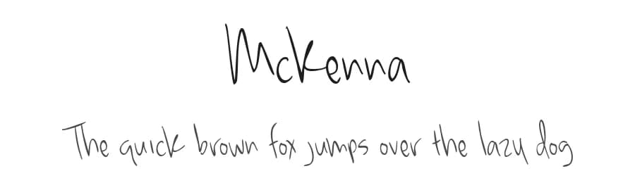 McKenna by Brittney Murphy Design — Script Handwritten Font