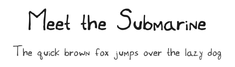 Meet the Submarine by Dismantle Destroy β Script Handwritten Font