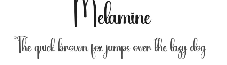 Melamine by Andi Moz — Script Handwritten Font