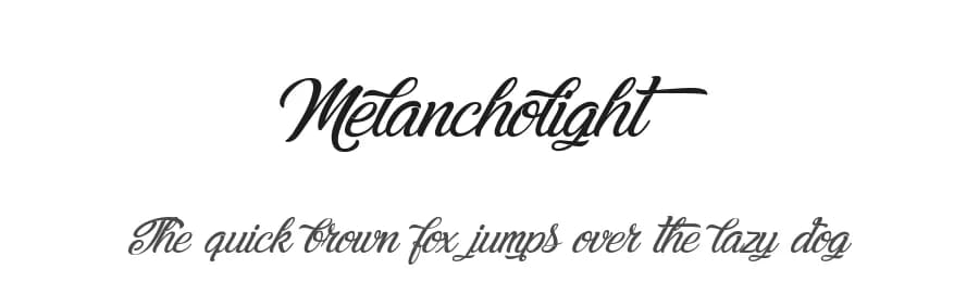 Melancholight by Octotype | Thomas Boucherie — Script Handwritten Font