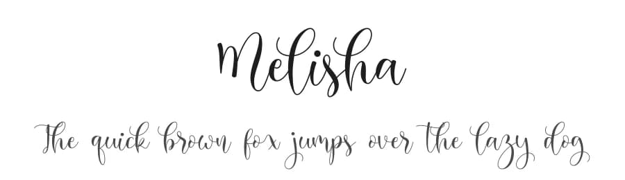 Melisha by NanaNissa — Script Handwritten Font