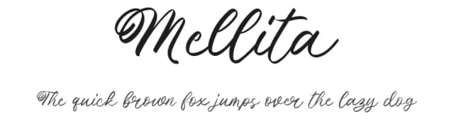Mellita by Alpaprana Studio — Script Handwritten Font