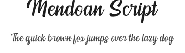 Mendoan Script by Java Pep — Script Handwritten Font