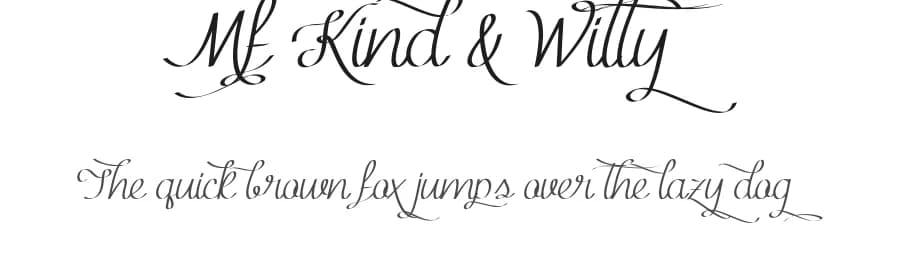 Mf Kind & Witty by Misti's Fonts — Script Handwritten Font