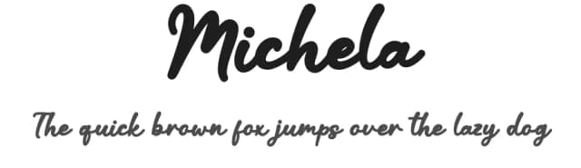 Michela by Nirmala Creative — Script Handwritten Font