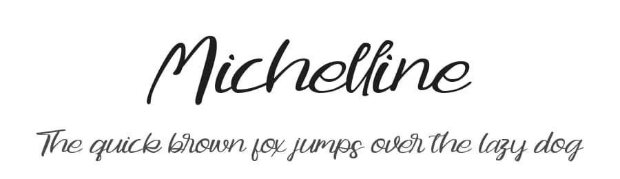 Michelline by Jehoo Creative — Script Handwritten Font