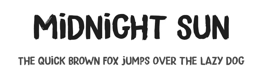 Midnight Sun by Hanoded — Script Handwritten Font