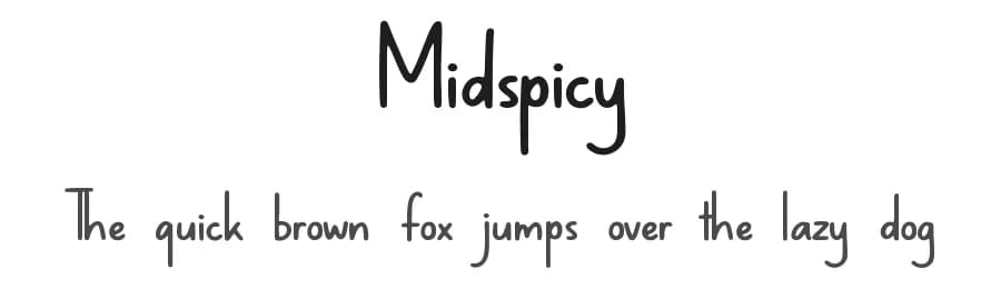 Midspicy by Allouse Studio — Script Handwritten Font
