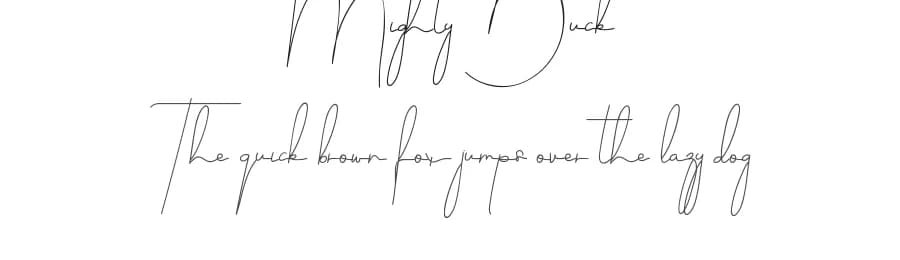Mighty Duck by Edric Studio — Script Handwritten Font