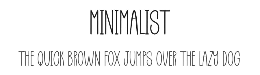 Minimalist by PiPi Creative STUDIO — Script Handwritten Font