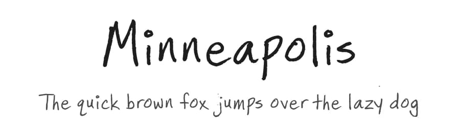 Minneapolis by FontPanda — Script Handwritten Font