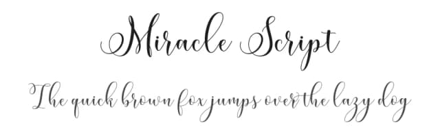 Miracle Script by JamalCreativeStudio — Script Handwritten Font