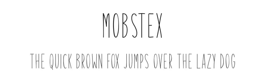 Mobstex by Md Shohail Bhuian — Script Handwritten Font
