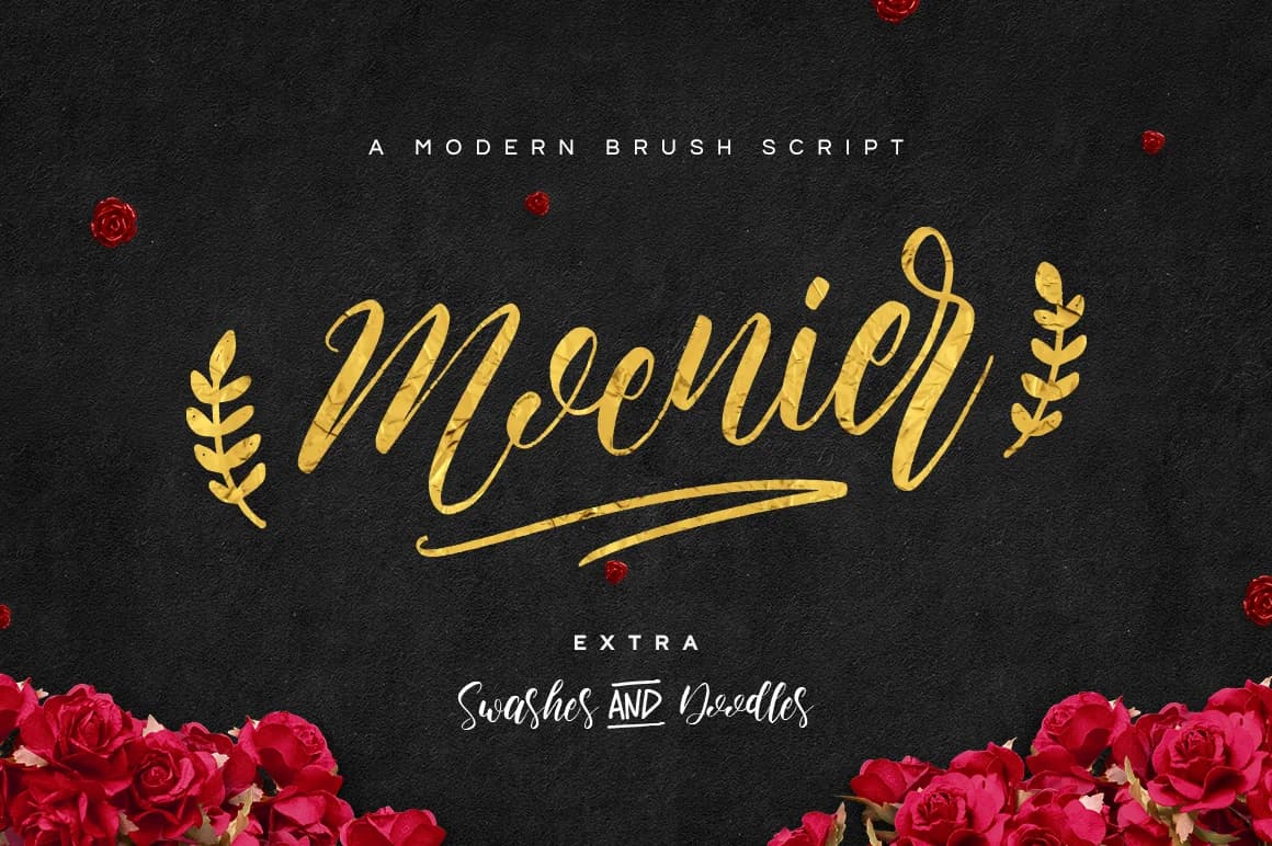 Moenier Font by Hindia Studio — Script Handwritten Font