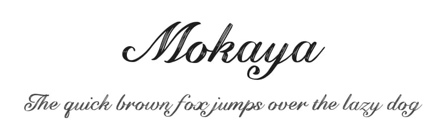Mokaya by Alit Design — Script Handwritten Font
