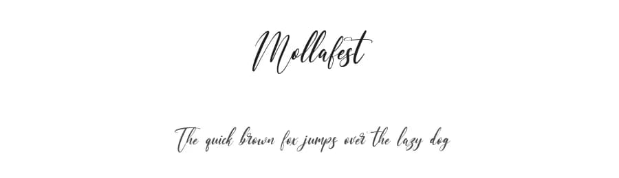 Mollafest by Maulana Creative — Script Handwritten Font