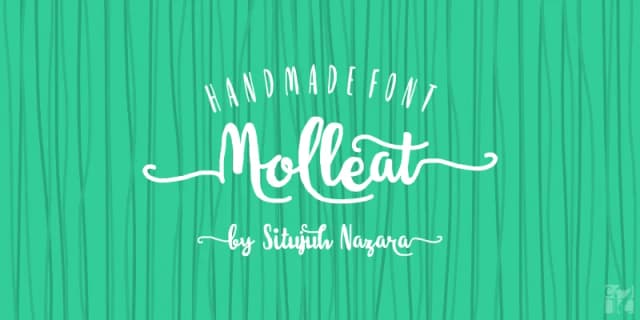 Molleat Font by Situjuh — Script Handwritten Font
