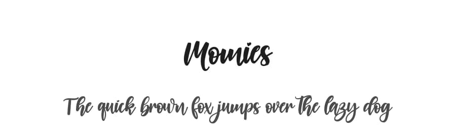 Momies by Goodrichees — Script Handwritten Font