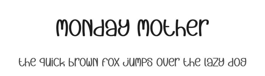 Monday Mother by Andi Moz — Script Handwritten Font