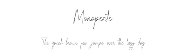Monopente by Hadjar Creative — Script Handwritten Font