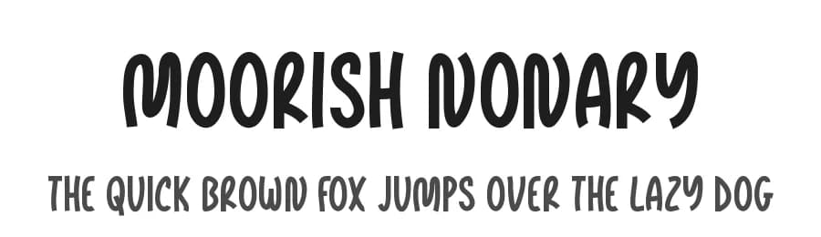 Moorish Nonary by Md Shohail Bhuian — Script Handwritten Font