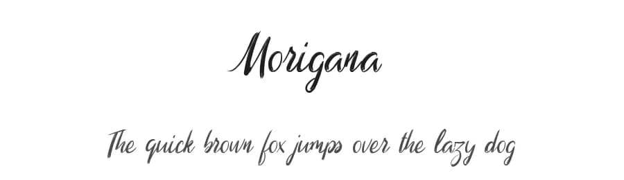 Morigana by UI Creative — Script Handwritten Font