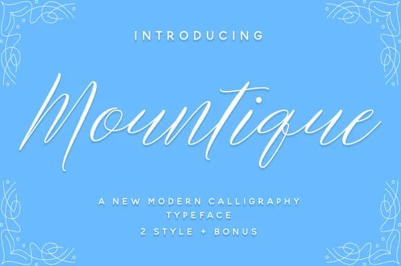 Mountique Font by Ian Mikraz — Script Handwritten Font