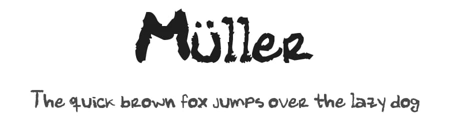 MΓΌller by Bejamin MΓΌller β Script Handwritten Font