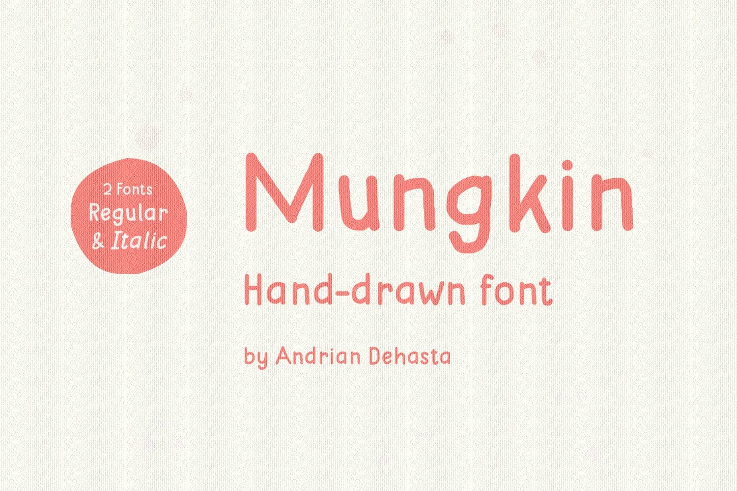 Mungkin Font by Andrian Dehasta — Script Handwritten Font