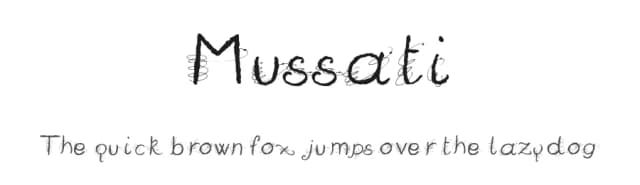 Mussati by Raptus (creativi) — Script Handwritten Font