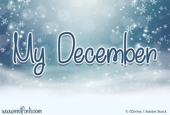 My December Font by Misti β Script Handwritten Font