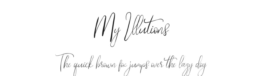 My Illutions by Edric Studio — Script Handwritten Font