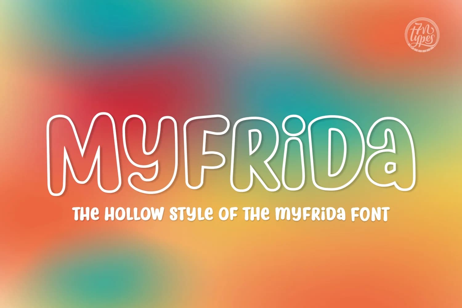 Myfrida Hollow Font by Situjuh — Script Handwritten Font