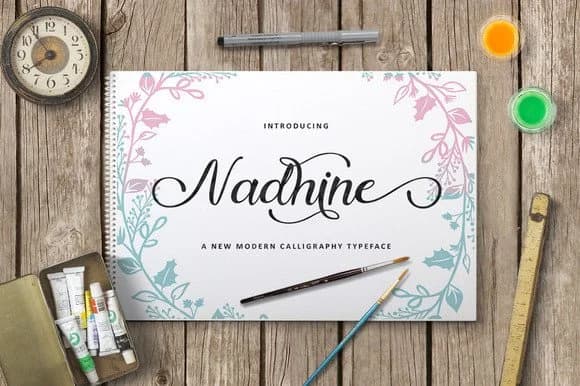 Nadhine Font by Ian Mikraz — Script Handwritten Font