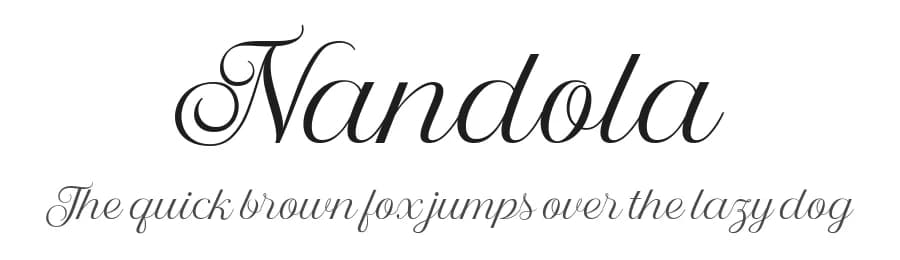 Nandola by Alit Design — Script Handwritten Font