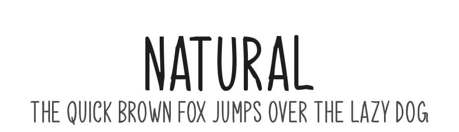 Natural by Md Shohail Bhuian — Script Handwritten Font