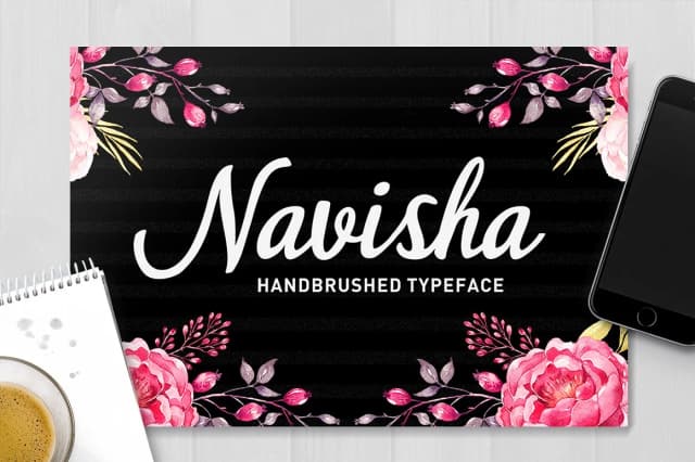 Navisha Script Font by typehill — Script Handwritten Font
