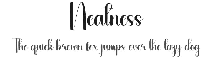 Neatness by Andi Moz — Script Handwritten Font