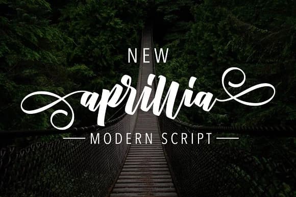 New Aprillia Font by Olexstudio — Script Handwritten Font