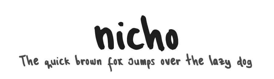 Nicho by Nariswari Creative — Script Handwritten Font