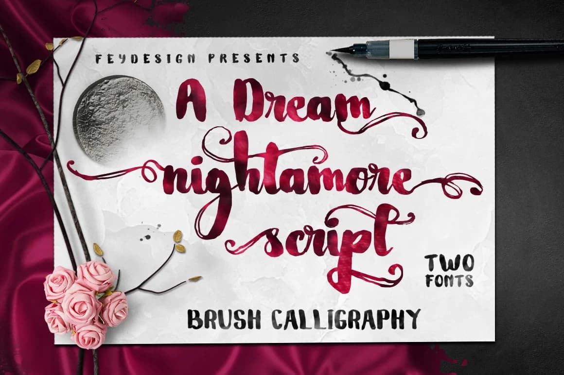 Nightamore Font by feydesign — Script Handwritten Font