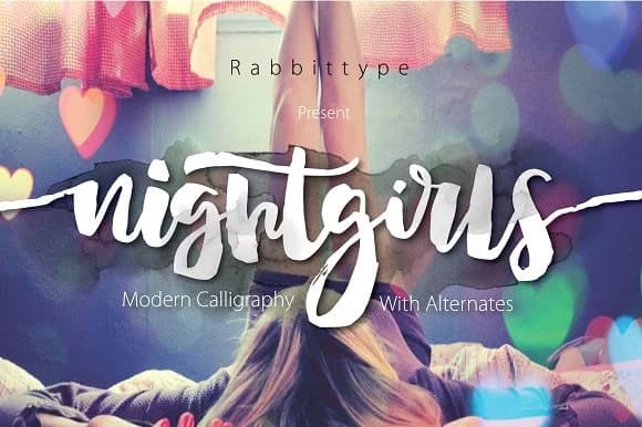 Nightgirls Font by Olexstudio — Script Handwritten Font